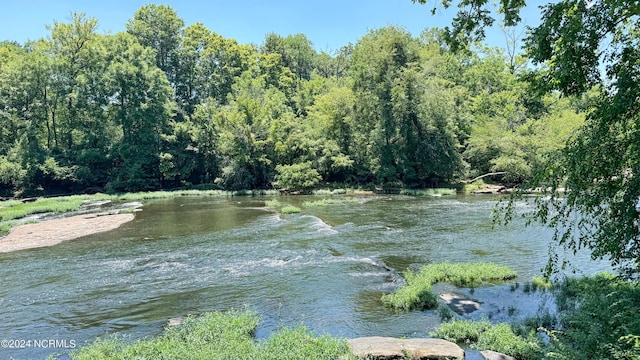 property view of water featuring a view of trees