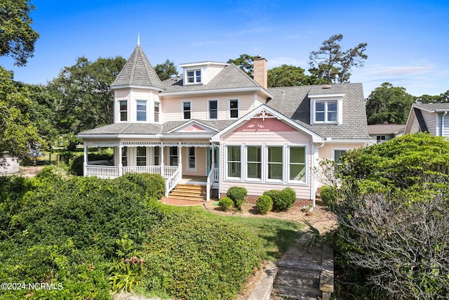 victorian house with covered porch