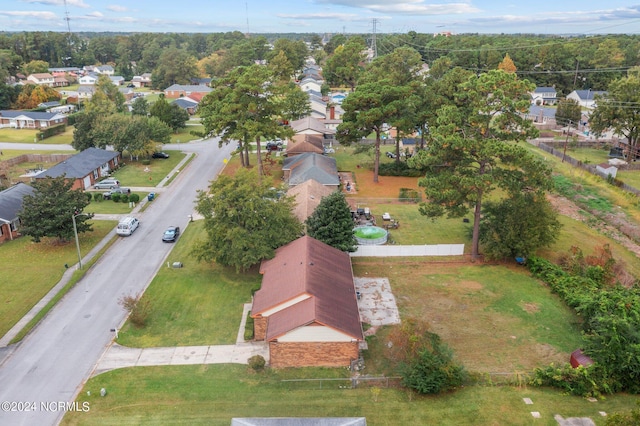 birds eye view of property featuring a residential view