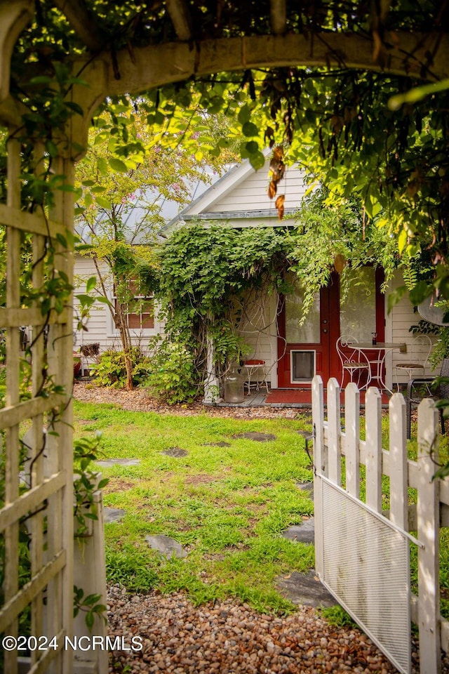 view of yard