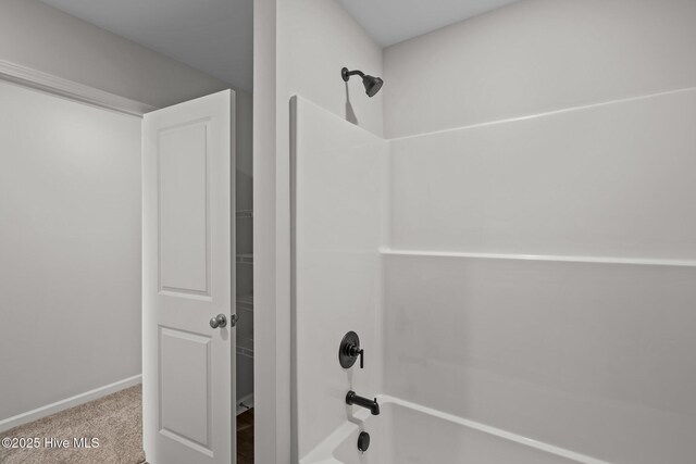 bathroom featuring tub / shower combination
