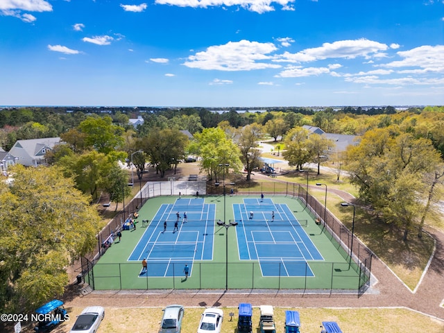 view of sport court