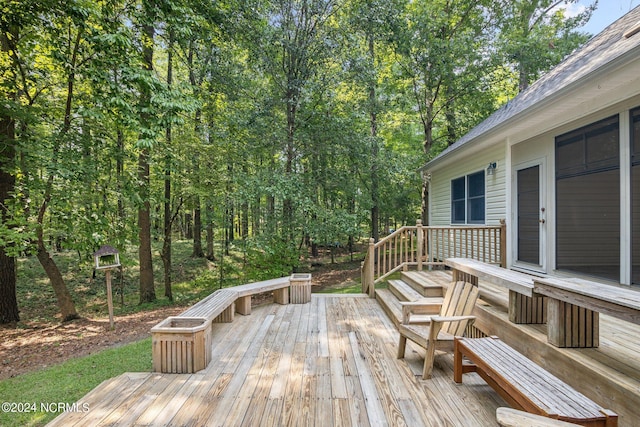 view of deck