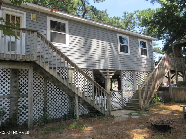 view of back of property