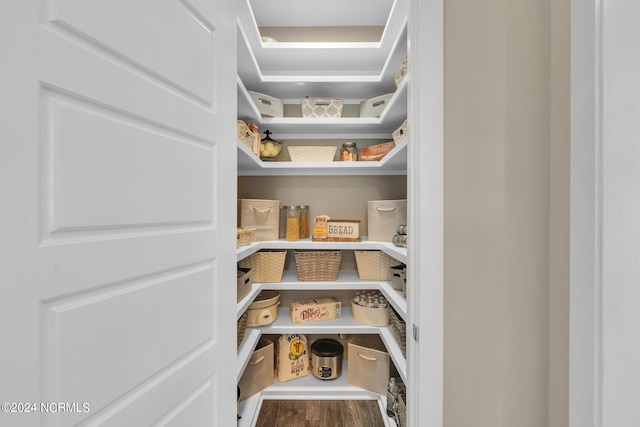 view of pantry