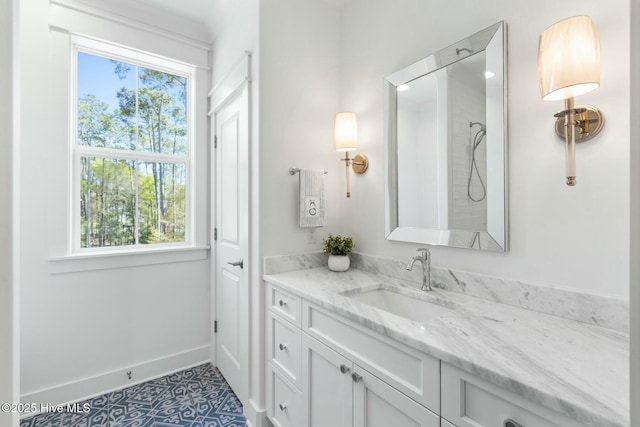 3404 Eagle Crest Dr SW, Supply, NC 28462 - bathroom featuring vanity and baseboards