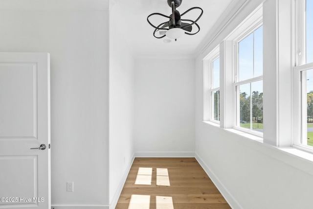 3404 Eagle Crest Dr SW, Supply, NC 28462 - interior space with light wood-type flooring, baseboards, and ornamental molding