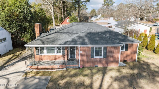 view of bungalow-style house