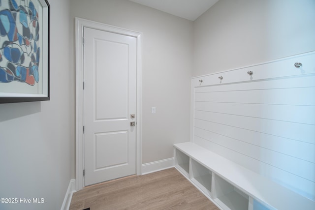 3772 Barnesmore Dr, Castle Hayne, NC 28429 - mudroom with light wood-style floors and baseboards