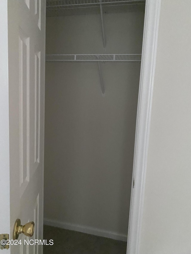 view of closet