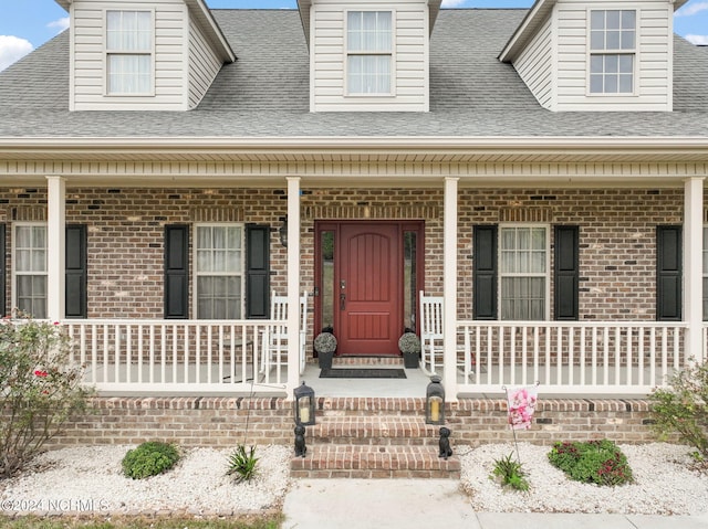 view of front of house featuring a porch