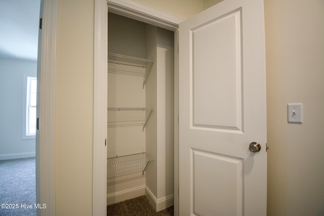 view of closet