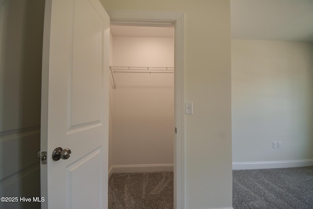 view of closet