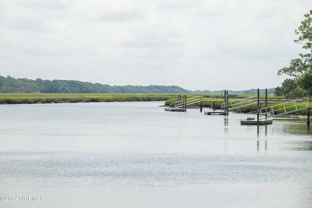 view of water feature