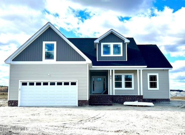 view of craftsman inspired home