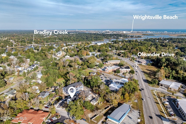 115 Seagate Pl, Wilmington, NC 28403 - aerial view of property's location featuring a nearby body of water and nearby suburban area