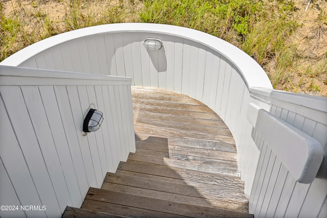 view of staircase