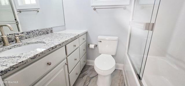 244 Grandview Dr, Sneads Ferry, NC 28460 - full bath with toilet, vanity, and baseboards