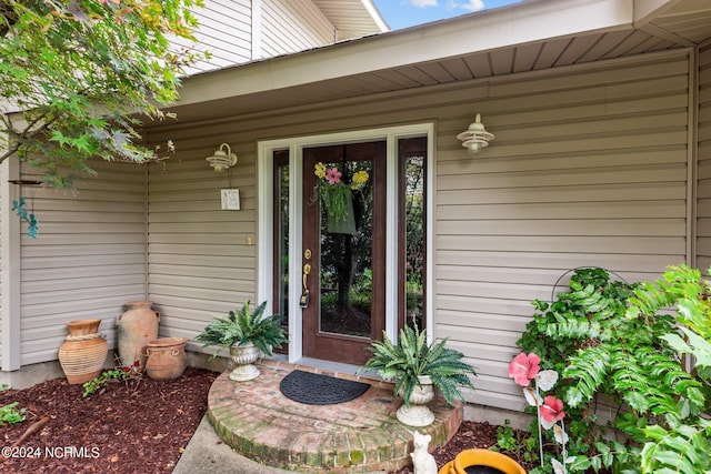 view of entrance to property