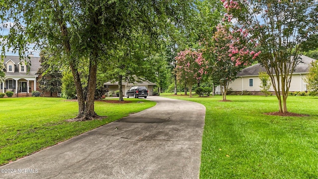 exterior space featuring a carport