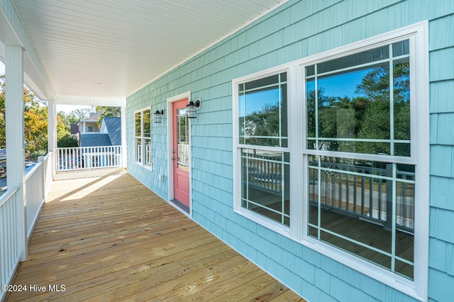 view of deck