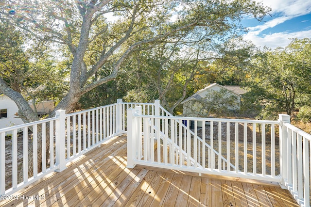 view of deck