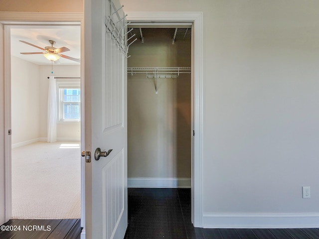 view of closet