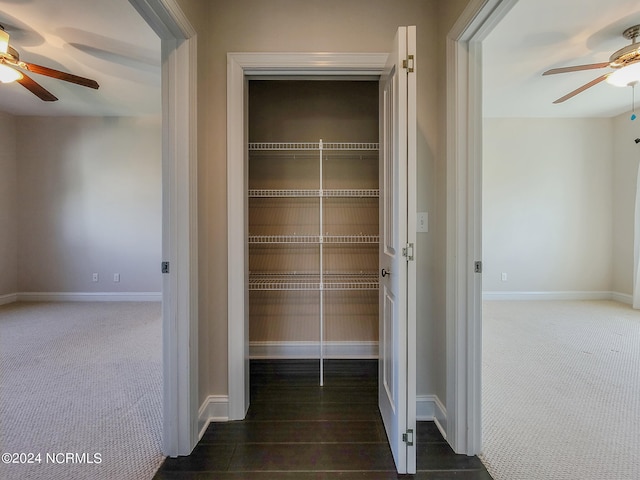 view of closet