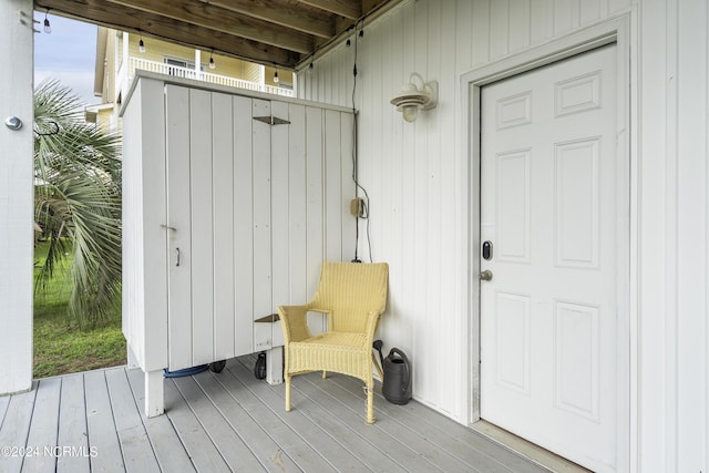 view of entrance to property