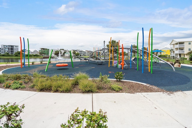 view of jungle gym