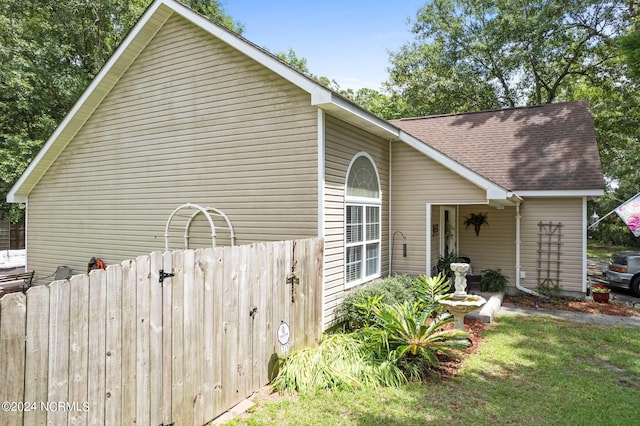 view of side of property