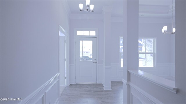 1219 St Simons Dr SE, Bolivia, NC 28422 - unfurnished room with a tray ceiling, recessed lighting, light carpet, ceiling fan, and crown molding