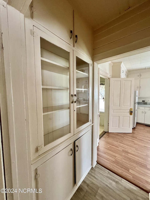 interior space featuring light hardwood / wood-style flooring