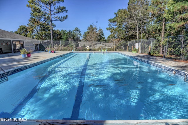 view of pool