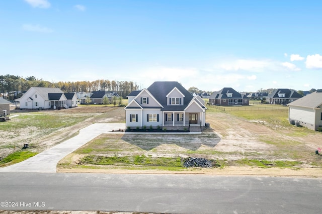 view of front of house with covered porch