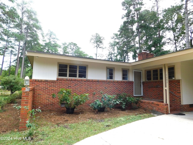 view of ranch-style house