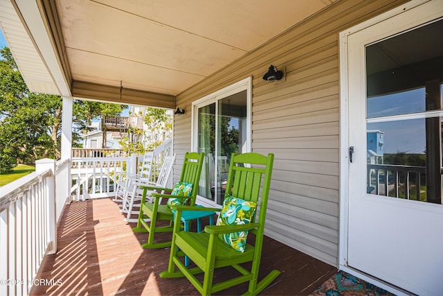 1409 Inlet St, Sunset Beach, NC 28468 - view of deck