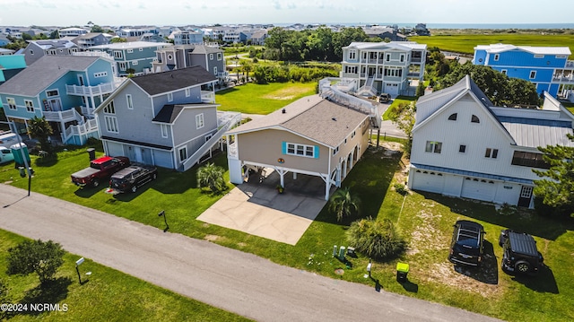 1409 Inlet St, Sunset Beach, NC 28468 - aerial perspective of suburban area