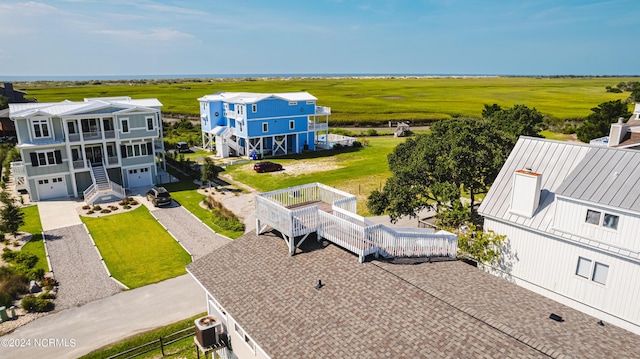 1409 Inlet St, Sunset Beach, NC 28468 - aerial view of property and surrounding area