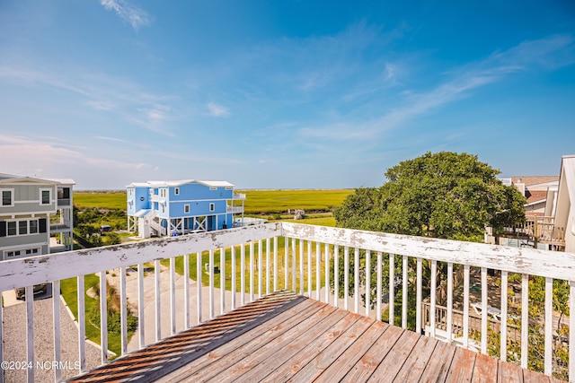 1409 Inlet St, Sunset Beach, NC 28468 - view of wooden terrace