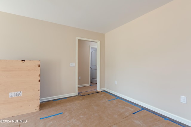 view of unfurnished bedroom