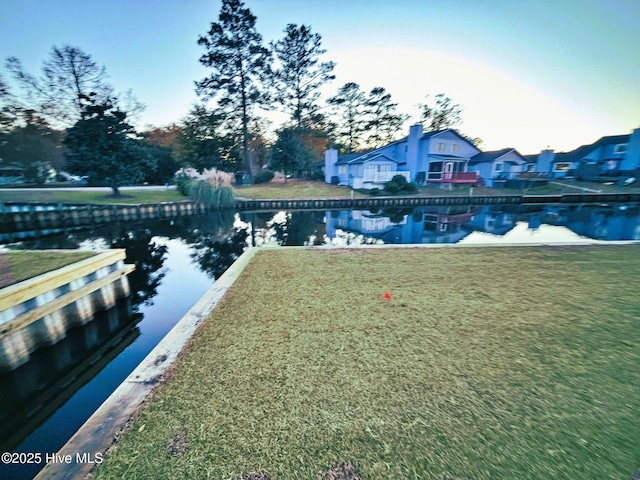 view of water feature