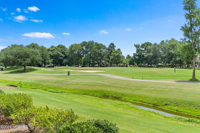 surrounding community with a lawn