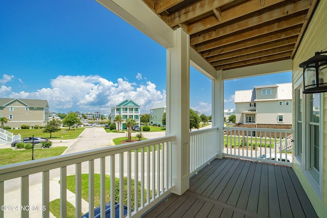 view of deck