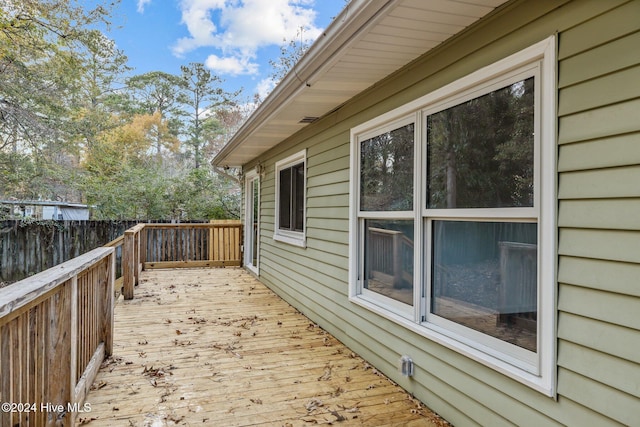 view of deck