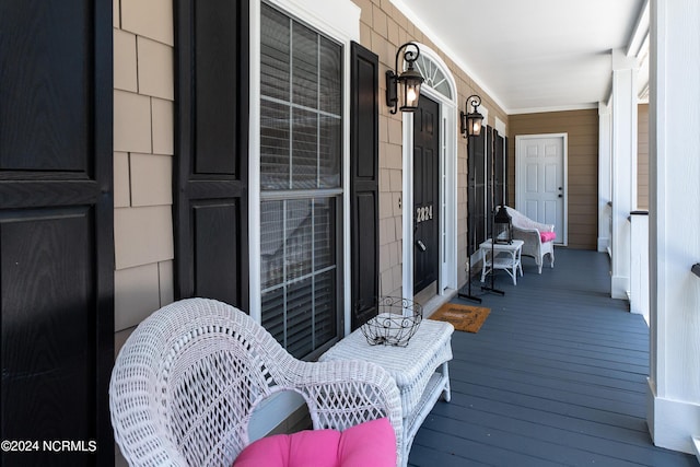 balcony with a porch