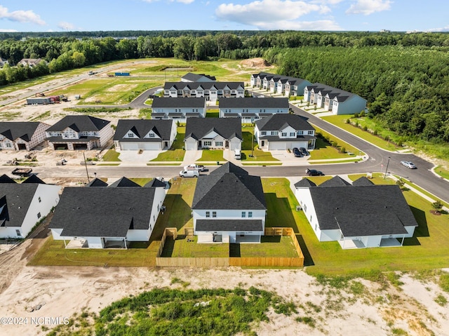 birds eye view of property featuring a residential view