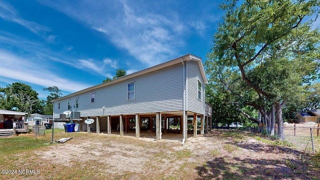 view of back of property