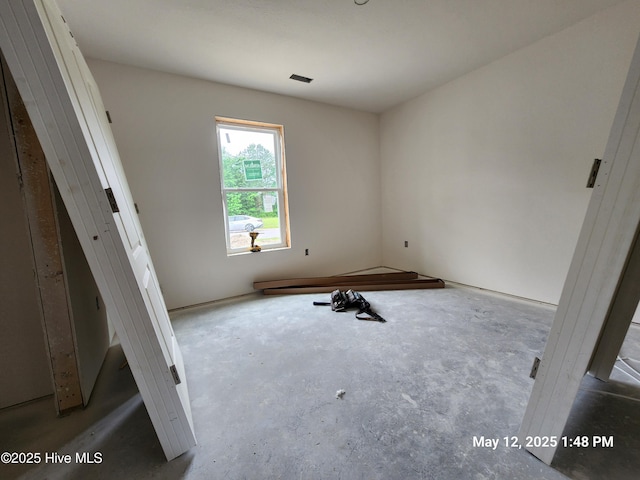 235 Nugget Trl, Elizabeth City, NC 27909 - unfurnished bedroom with unfinished concrete flooring