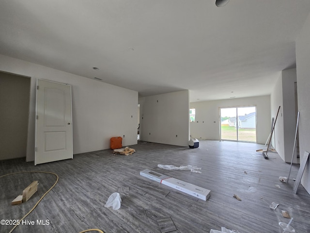235 Nugget Trl, Elizabeth City, NC 27909 - unfurnished living room with wood finished floors